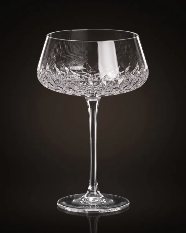 Engraved cocktail coupe 300 ml, front view