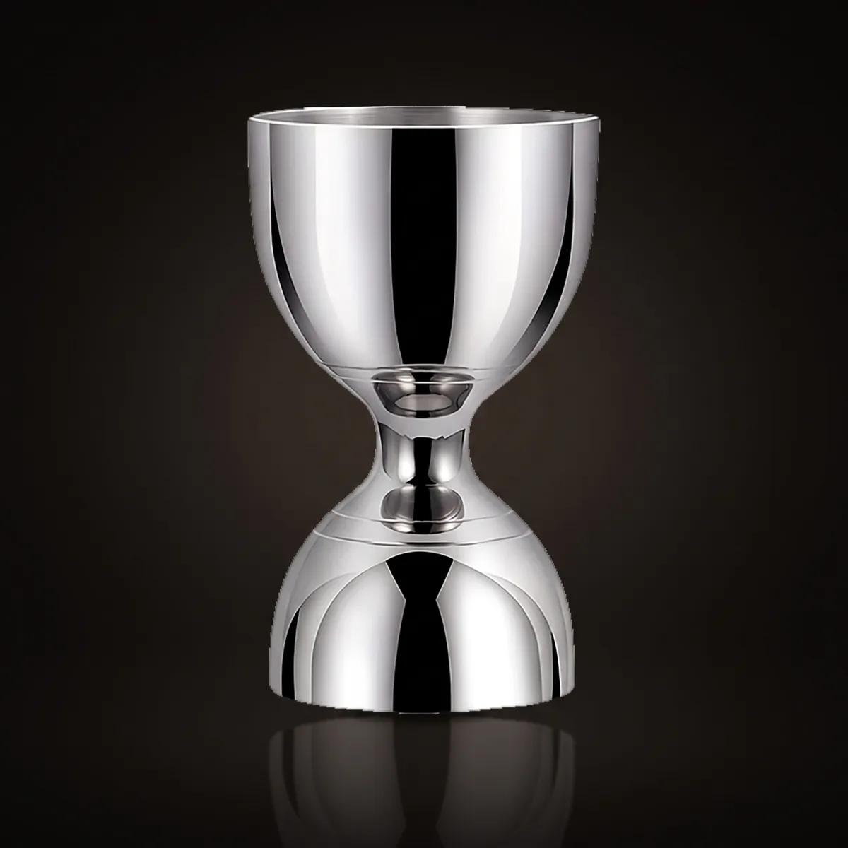 2-in-1 graduated jigger 30/60 ml, front view