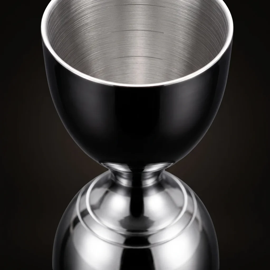 2-in-1 graduated jigger 30/60 ml, three-quarter view
