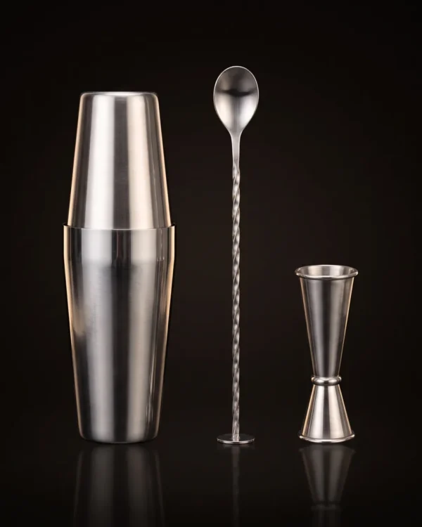 Boston shaker set, 3 pieces, front view