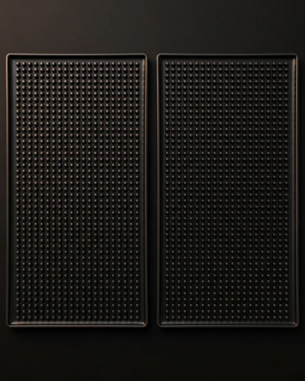 Non-slip bar mats, set of 2, top view