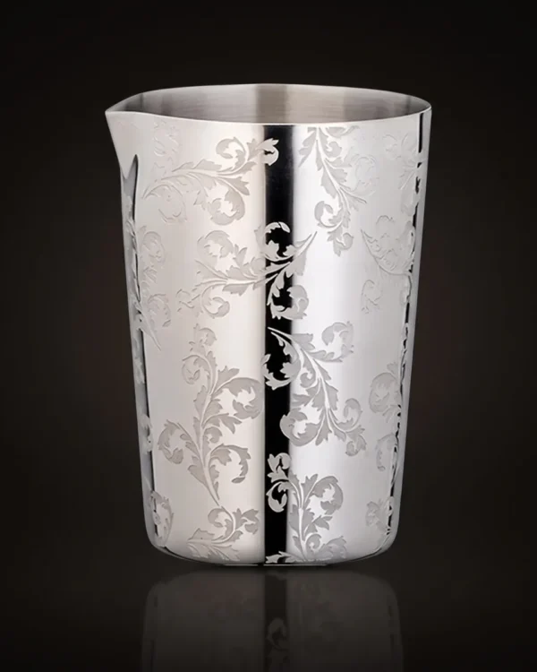 Engraved shaker tin 480 ml, front view