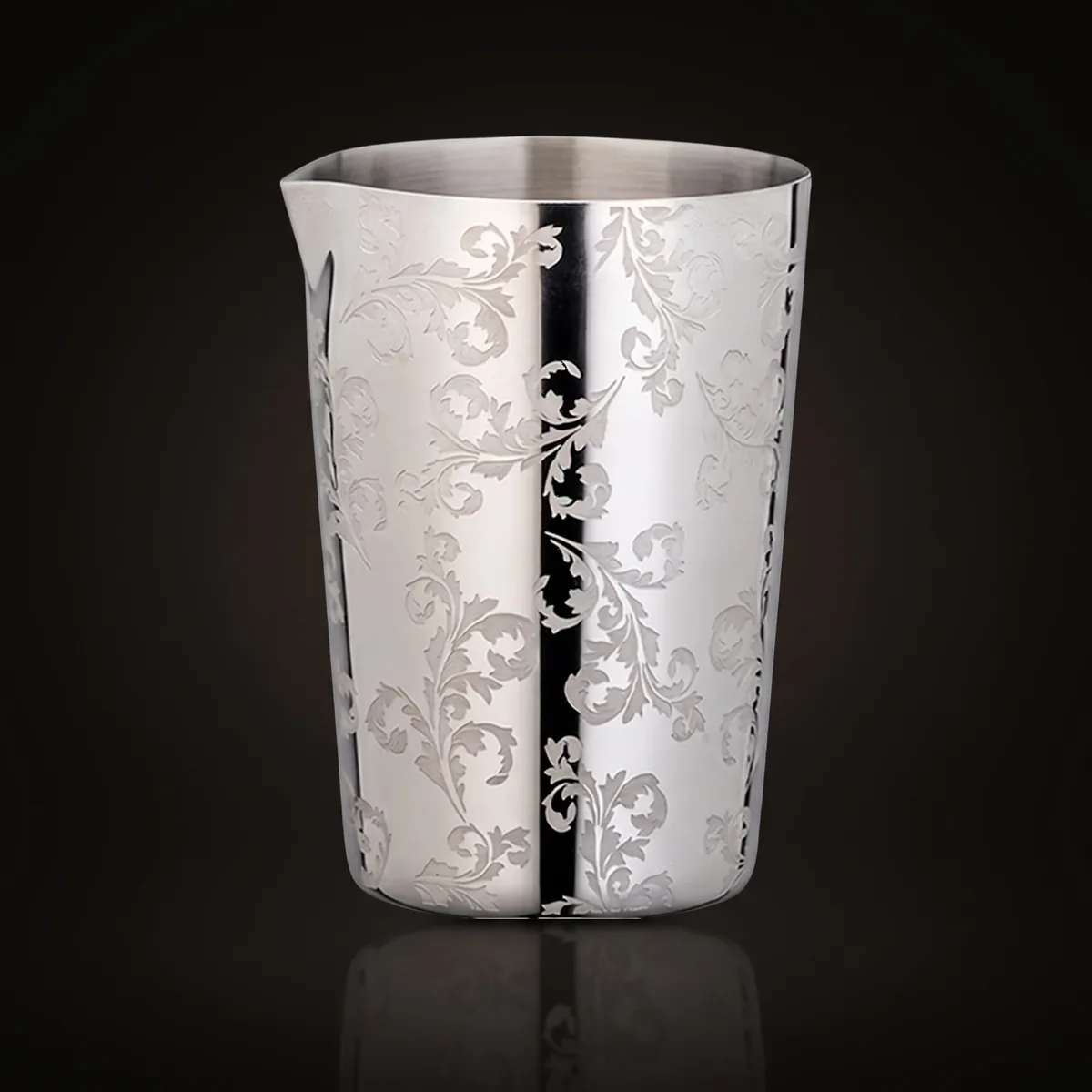 Engraved shaker tin 480 ml, front view