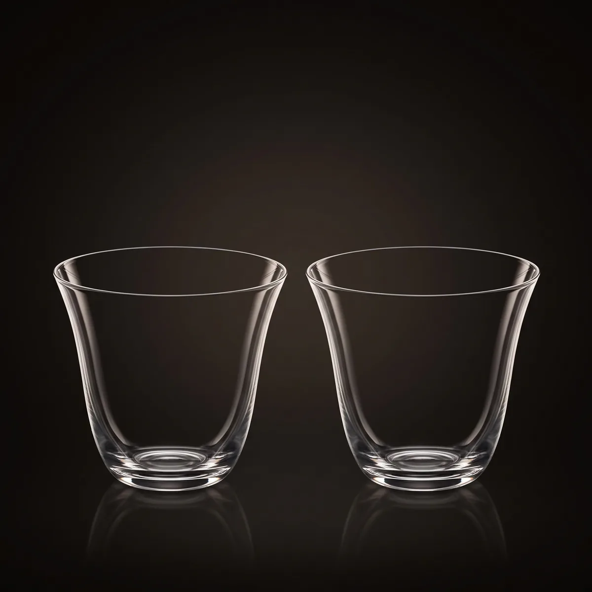 Light whisky glasses 280 ml, set of 2, front view